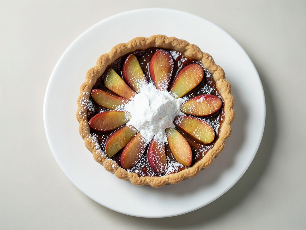 Torta di mele caramellate