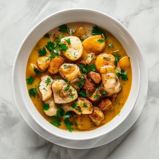 Guiso rápido de patatas y pollo