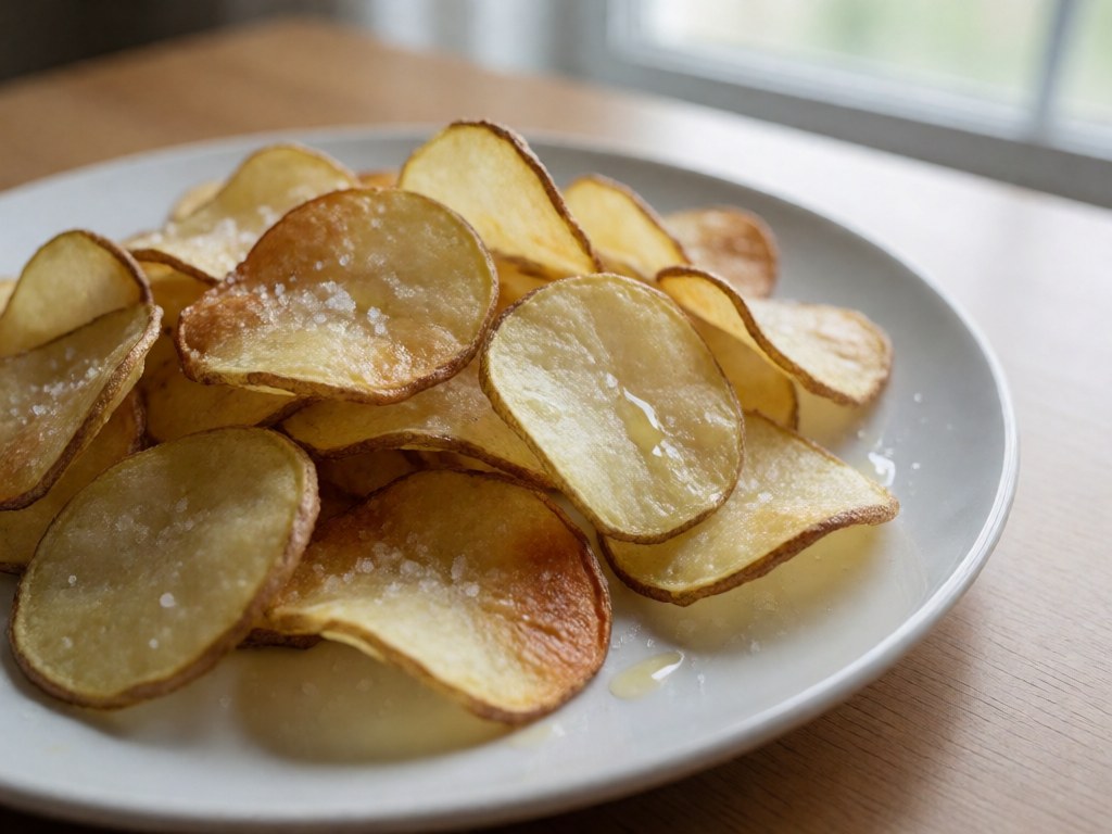 Knusprige Ofen-Chips aus der Heißluftfritteuse