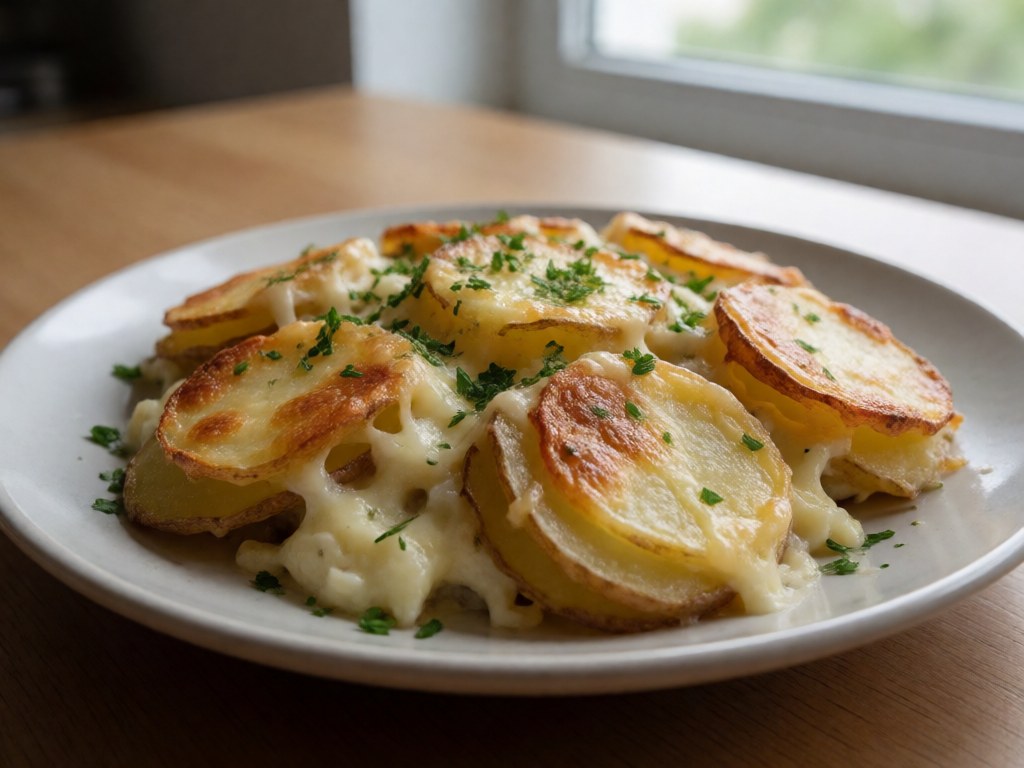 Knuspriges Käse-Kartoffel-Gratin