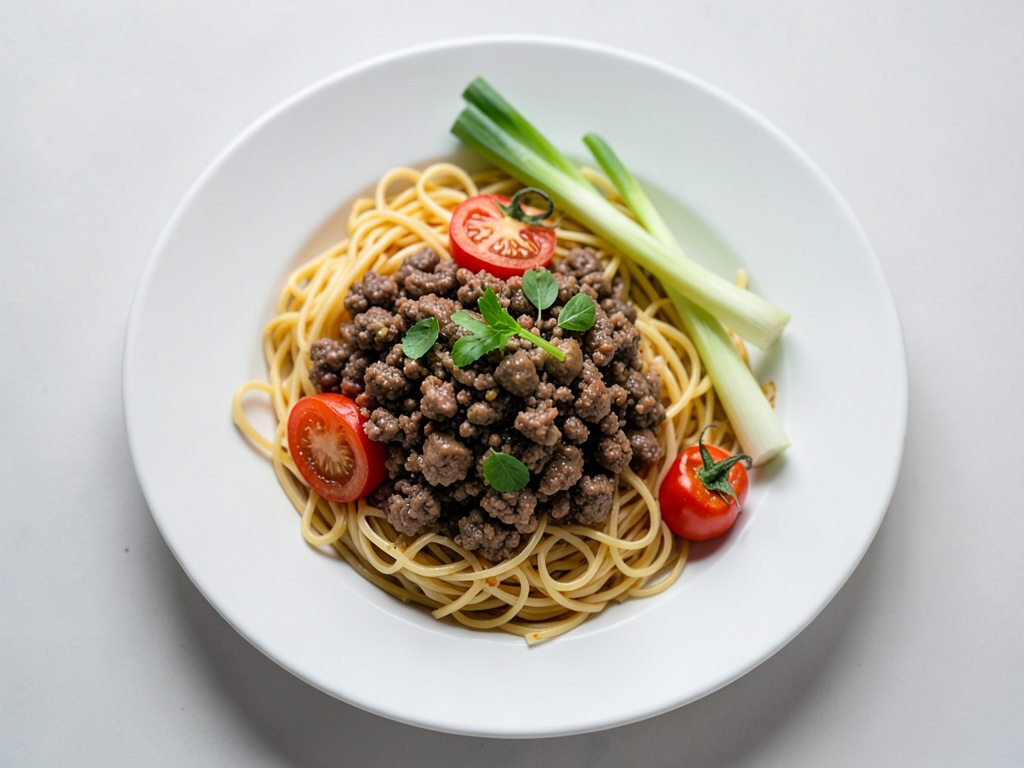 Schnelles Rezept: Mie-Nudelpfanne mit Hackfleisch