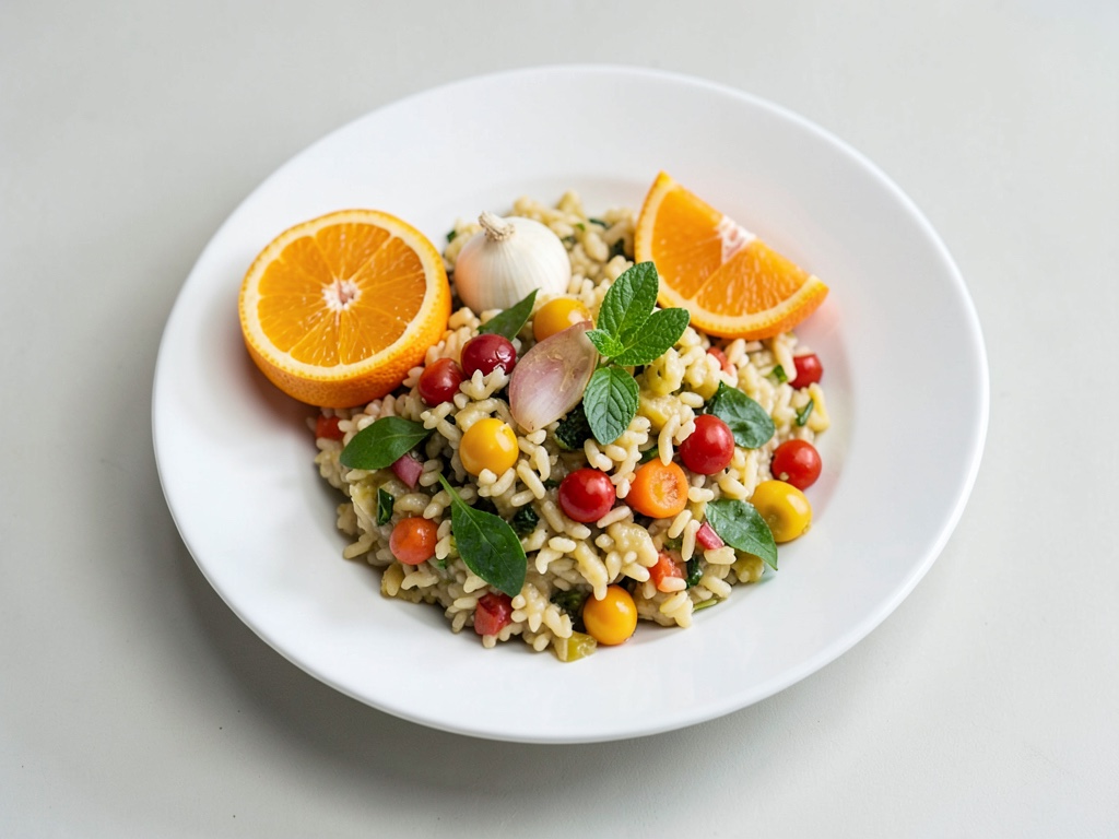 Risotto cremoso all'arancia: Fruttato, aromatico e facile da preparare