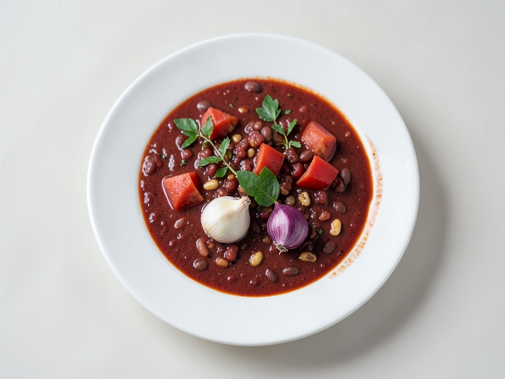Receta de Harira - Sopa de lentejas rojas marroquí vegana