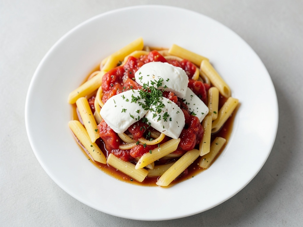 One Pot Pasta mit Tomate & Mozzarella