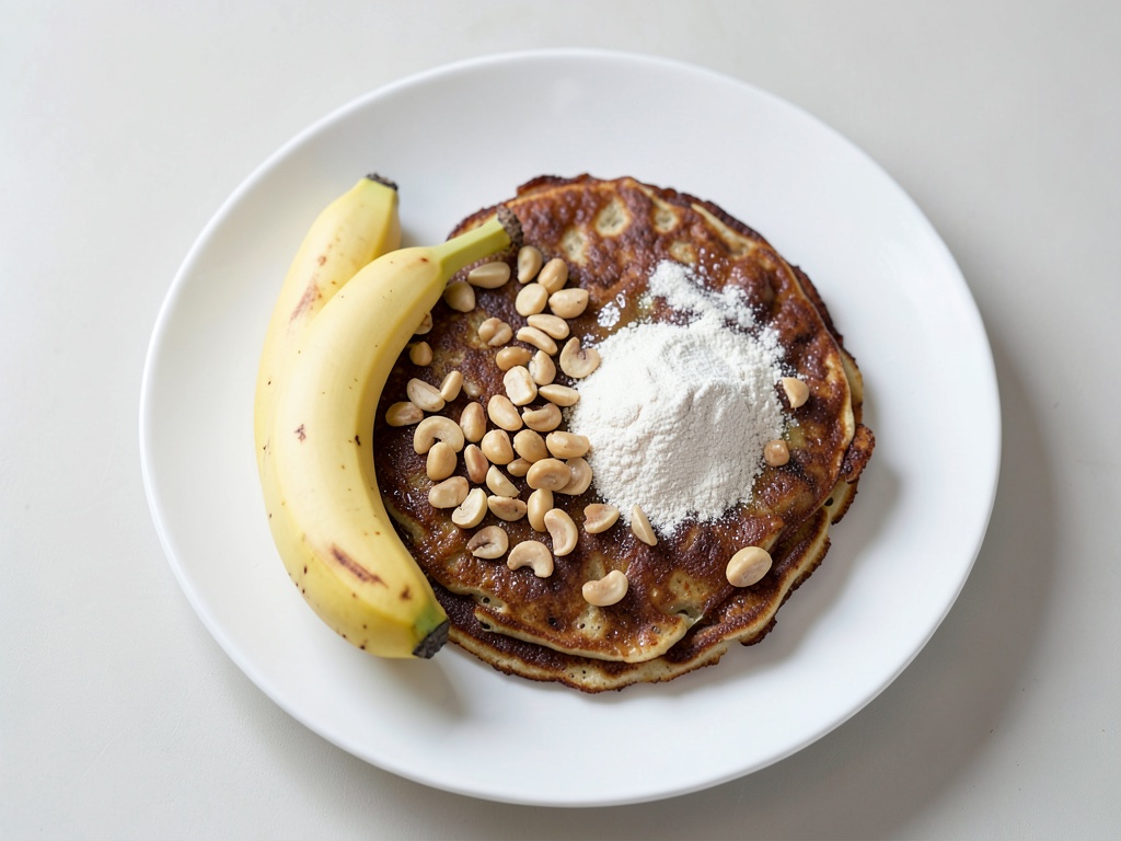 Ricetta per Pancake alle Banane e burro d'arachidi – così confortanti possono essere i pancake!
