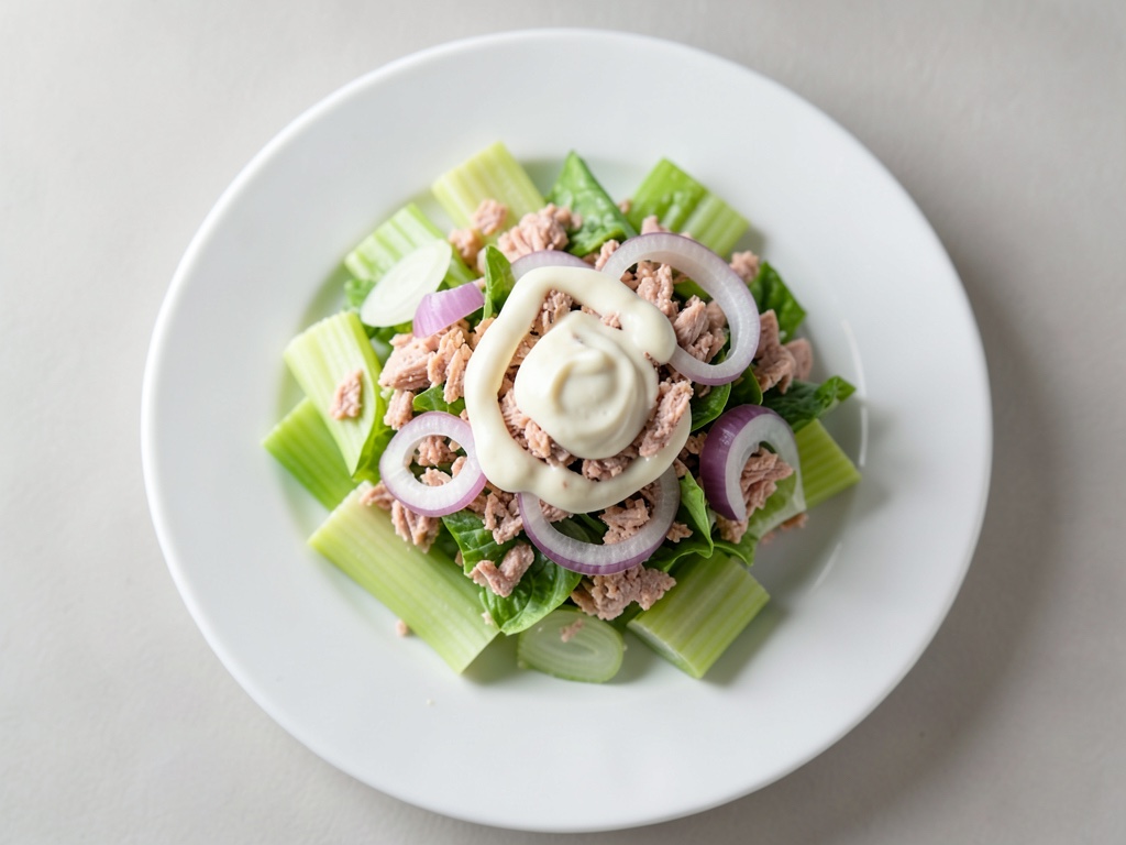 Insalata di tonno keto con maionese