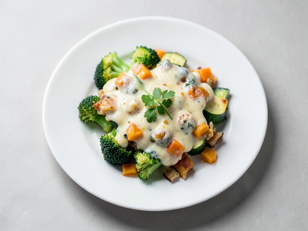 Keto Gemüseauflauf mit Käse