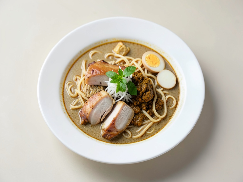 Khao Soi - Nordthailändische Nudelsuppe