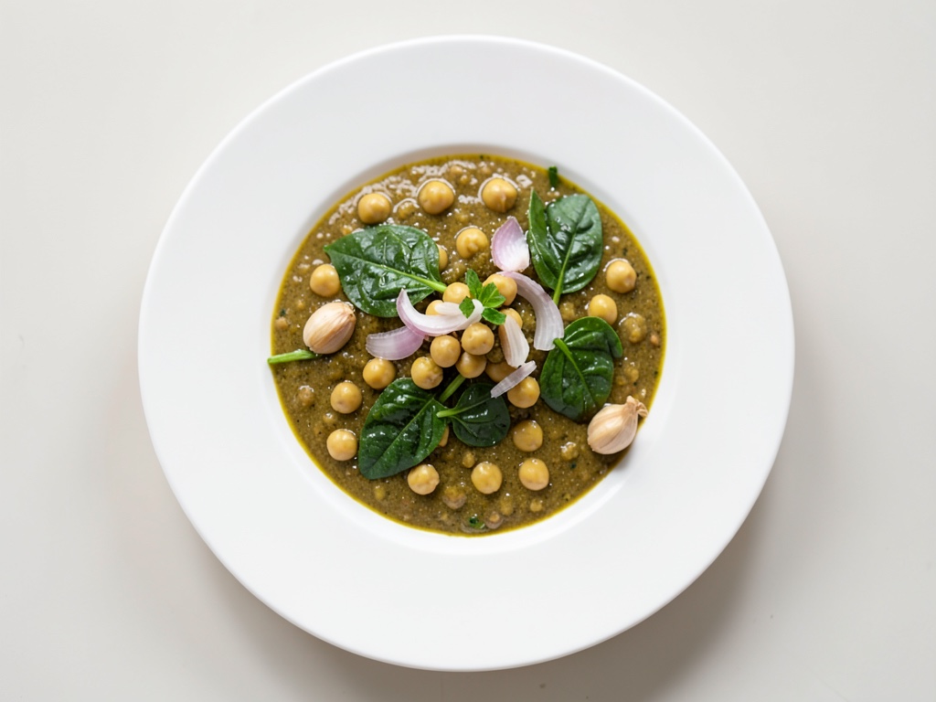 Kichererbsen-Curry mit Spinat