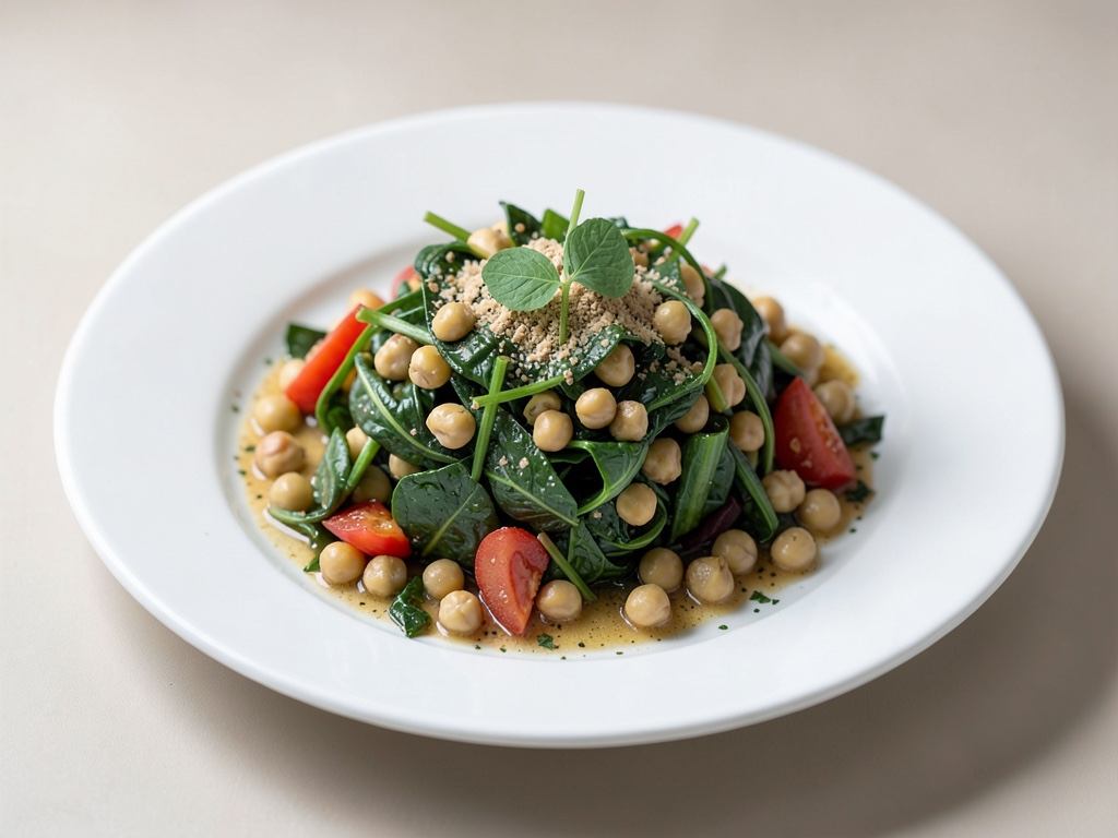 Insalata di ceci e spinaci