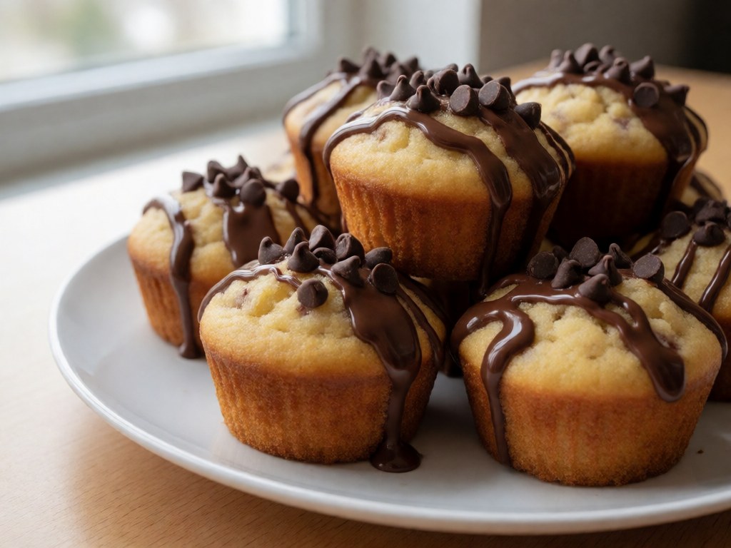 Fluffige Schoko-Muffins für kleine Naschkatzen