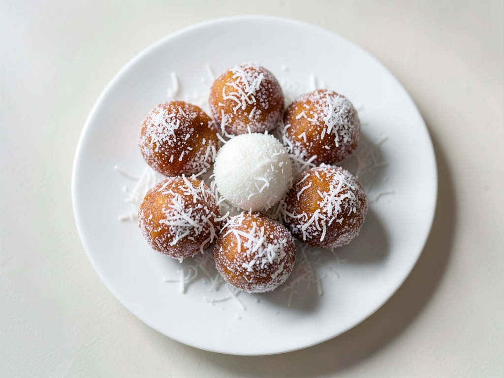 Klepon - Süße Reisbällchen mit Palmzucker