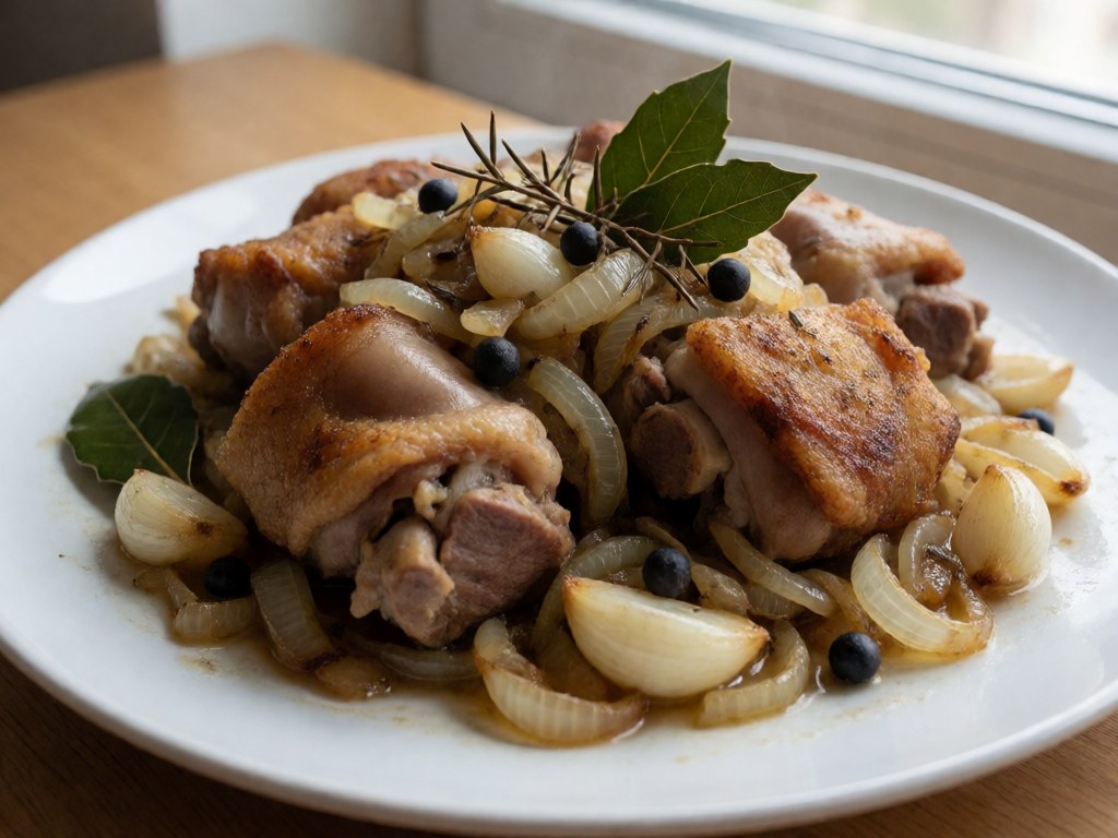 Knusprig gebratene Schweinshaxen