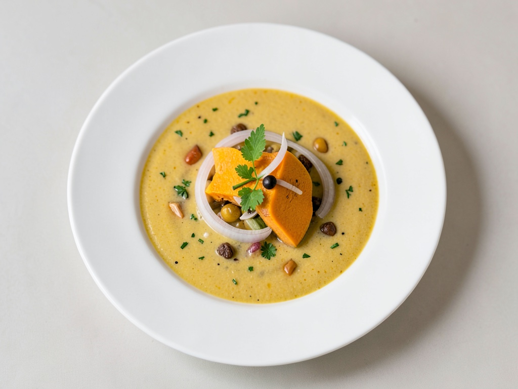 Sopa cremosa de calabaza