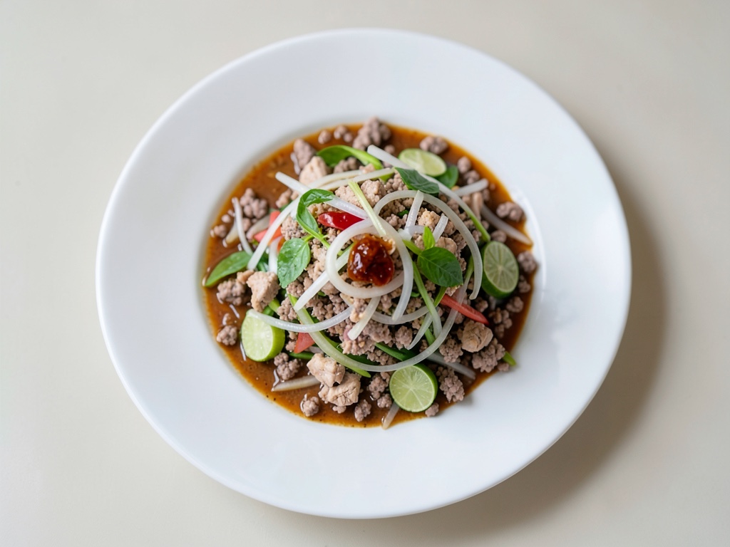 Larb (Insalata di carne macinata tailandese)