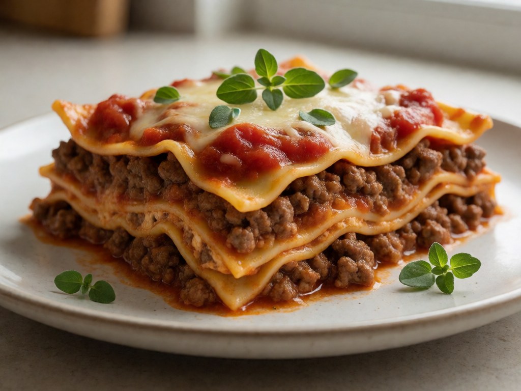 Lasagne aus der Heißluftfritteuse