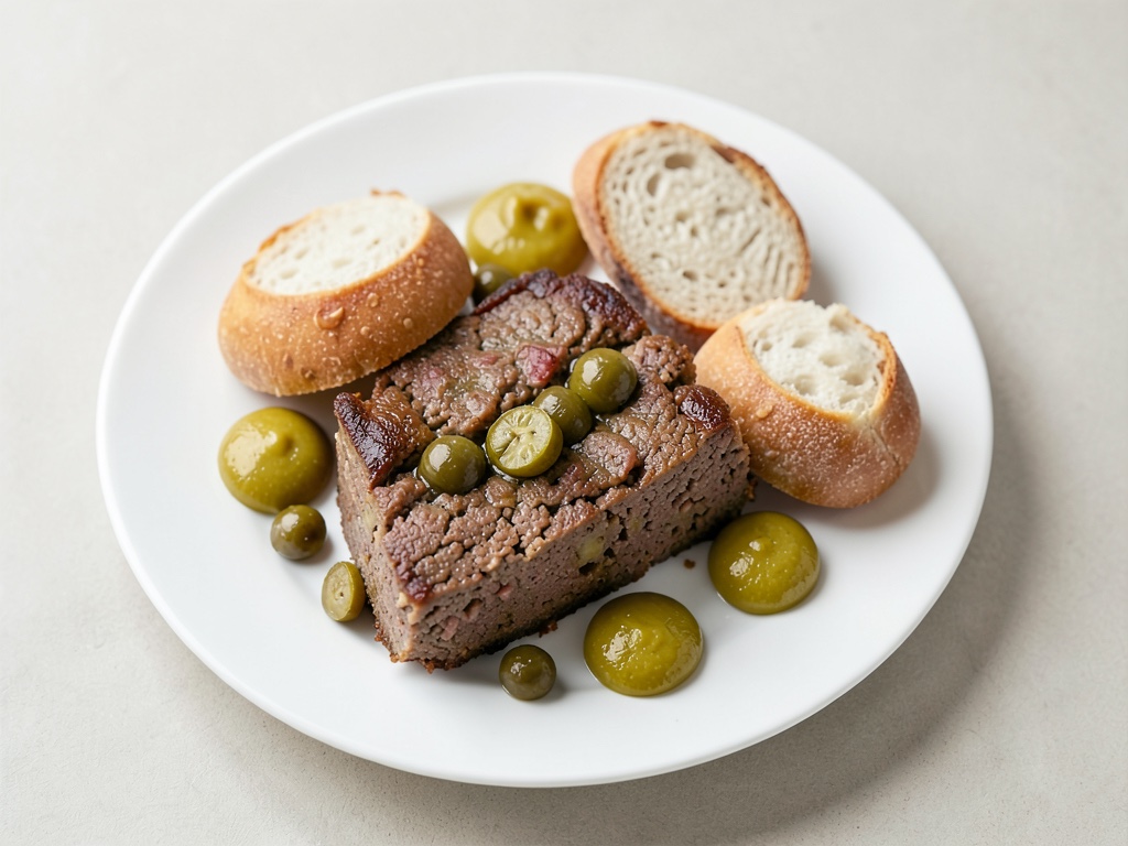 Leberkäse mit Brötchen