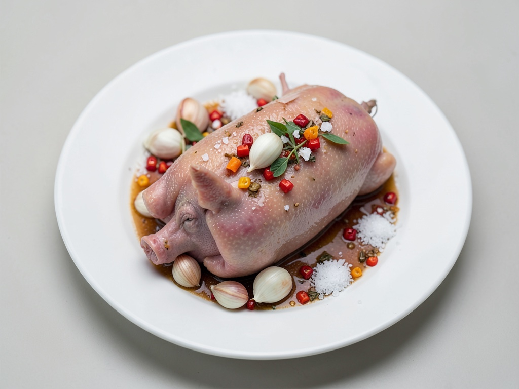 Gegrillter Lechon