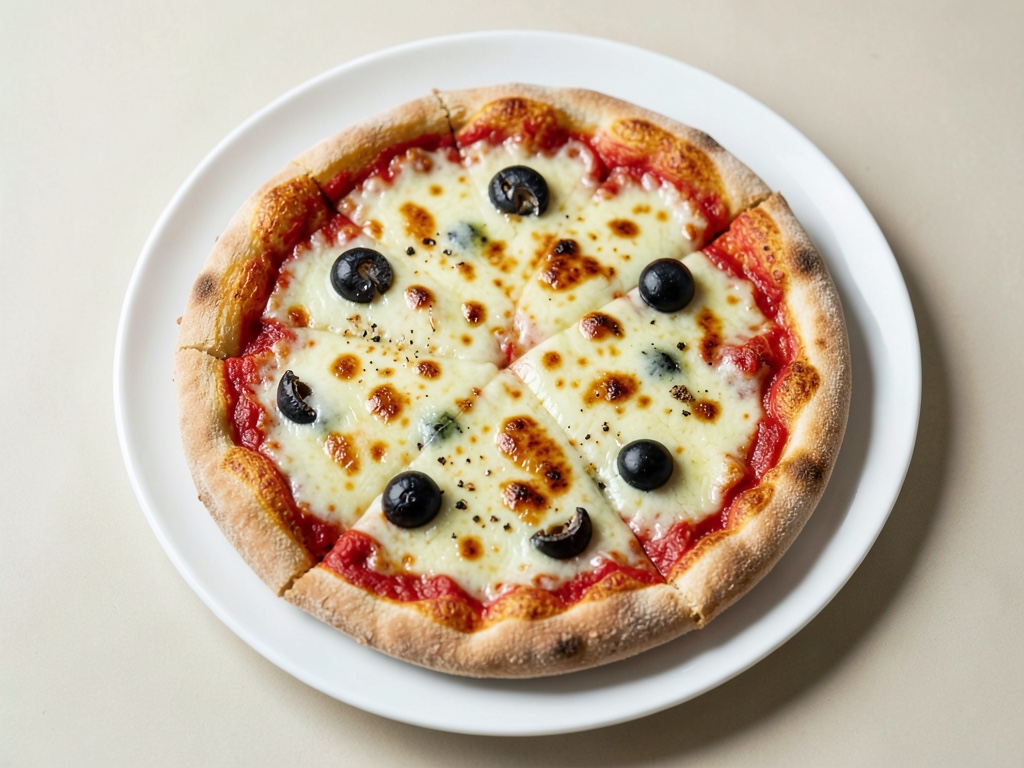 Pizza con quattro formaggi