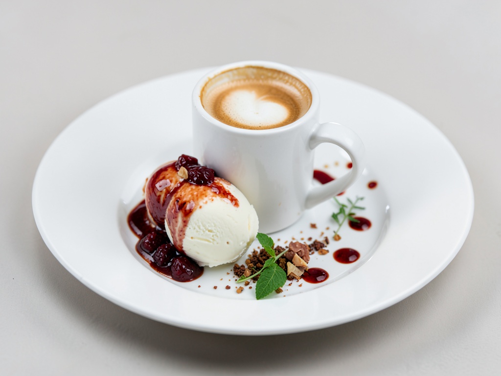 Affogato: Heißer Espresso über kaltem Vanilleeis
