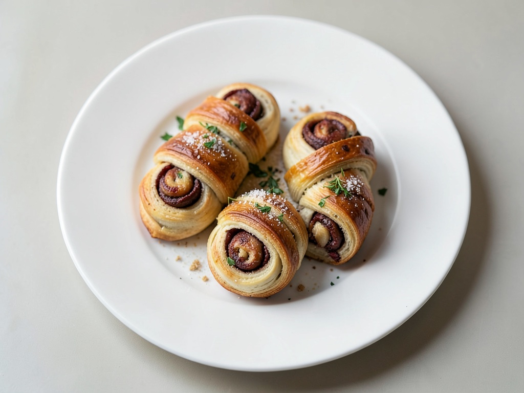 Knusprige Apfel-Hefe-Schnecken mit Zitronenguss