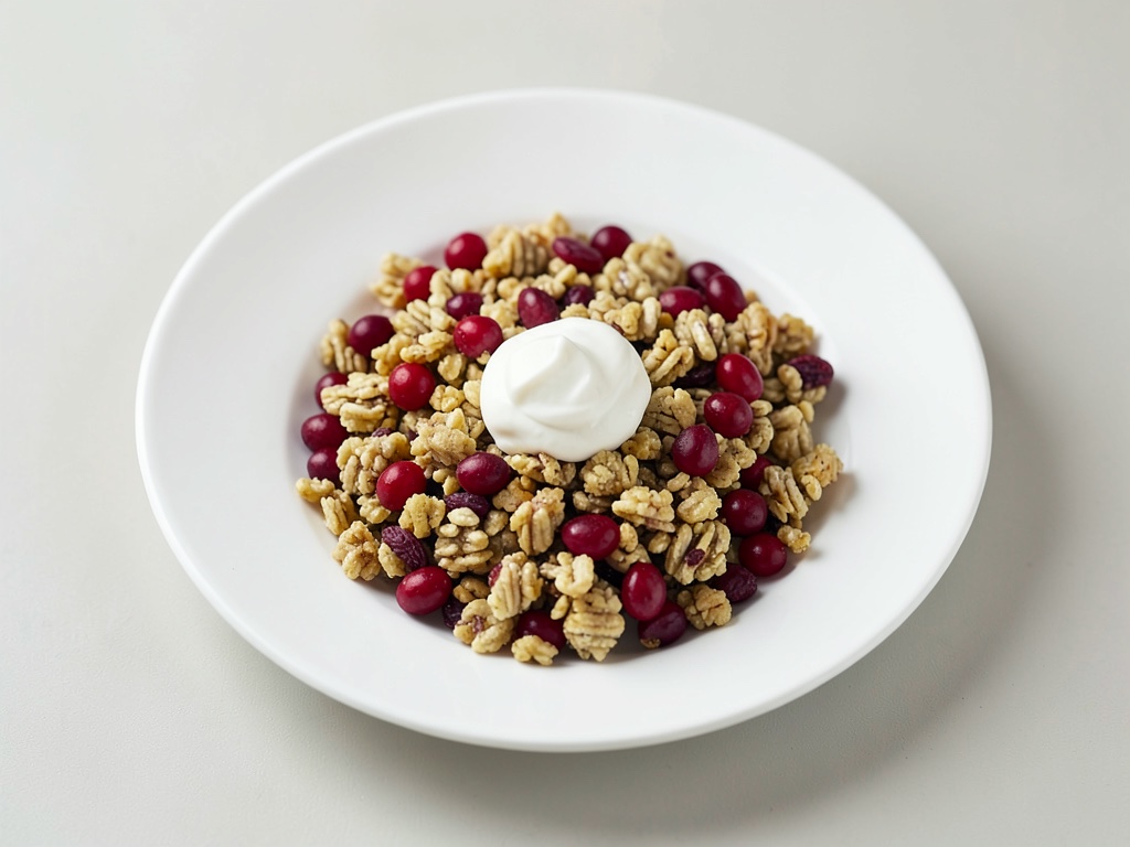 Muesli de Manzana y Frambuesa con Pasas