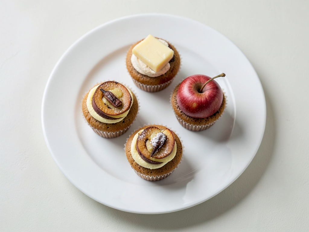 Saftige Apfel-Ingwer-Cupcakes