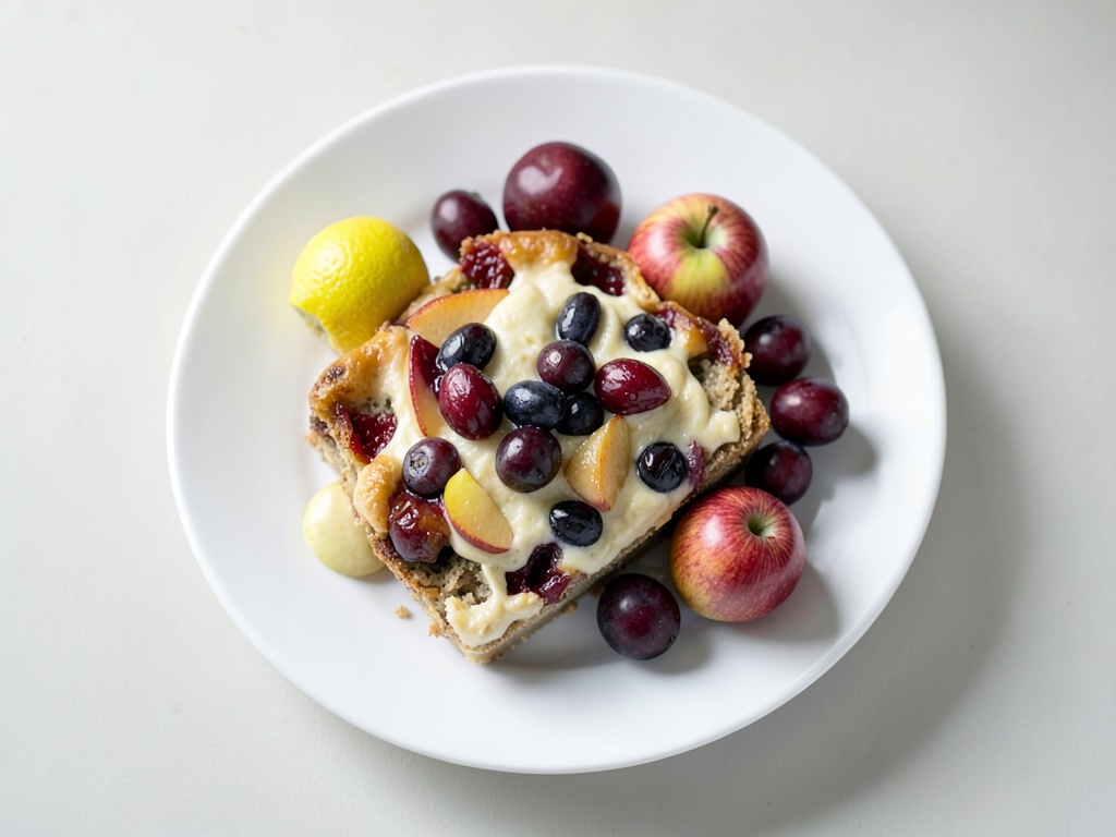 Knuspriger Apfel-Quark-Auflauf