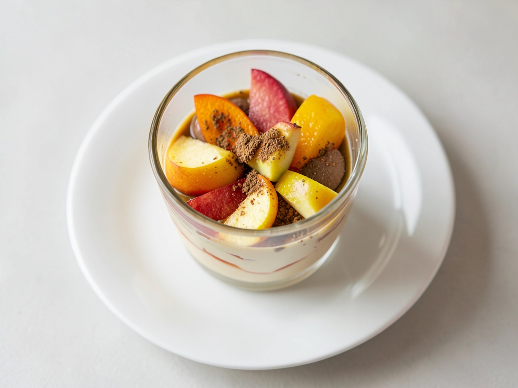 Apfel-Tiramisu im Glas