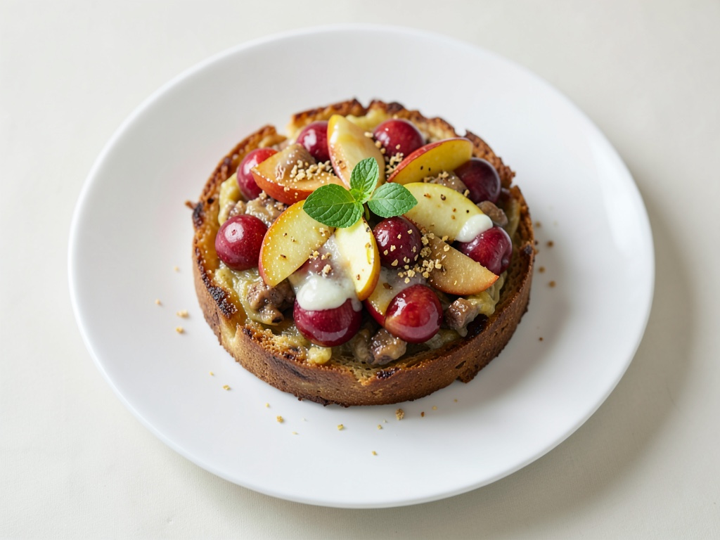 Knuspriger Apfel-Toast-Auflauf