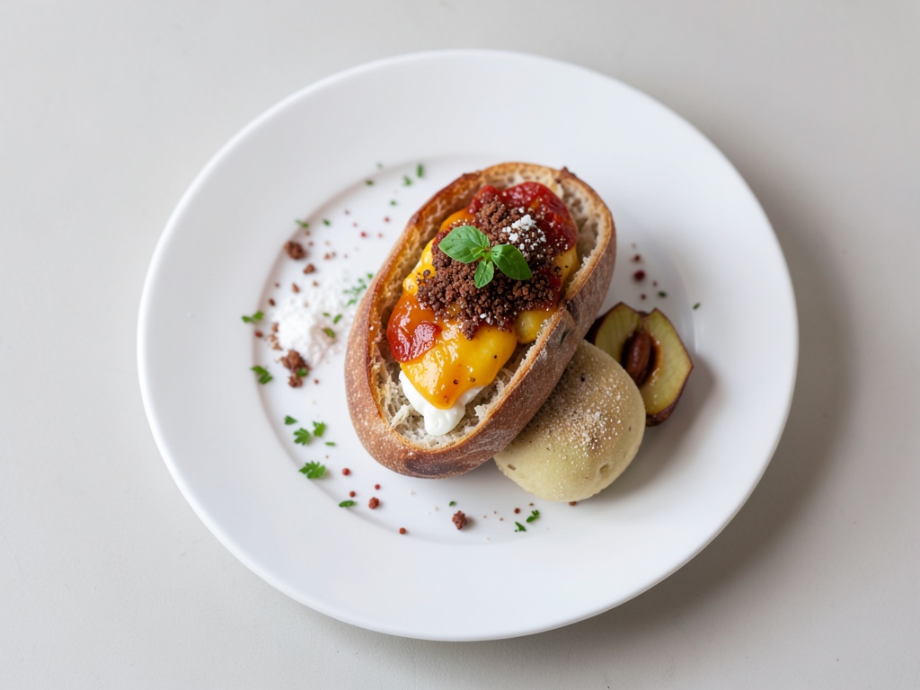 Bollos de puré de manzana para el desayuno