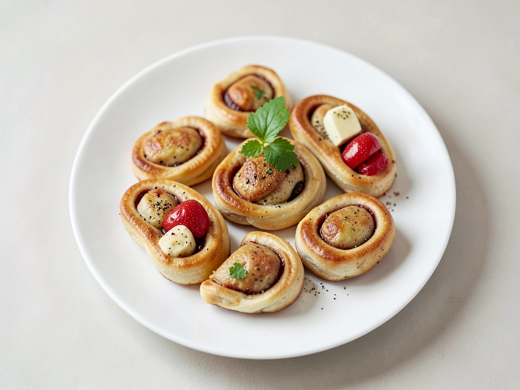 Knusprige Apfelschnecken mit Zitronenglasur