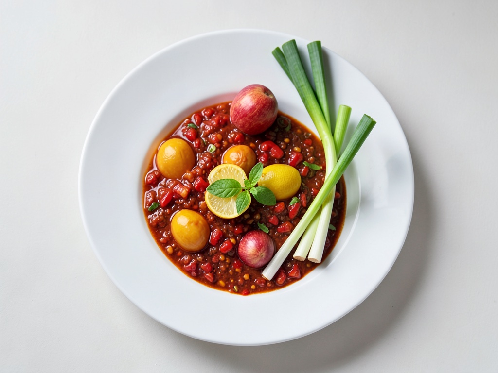 Salsa fresca di albicocche e peperoni