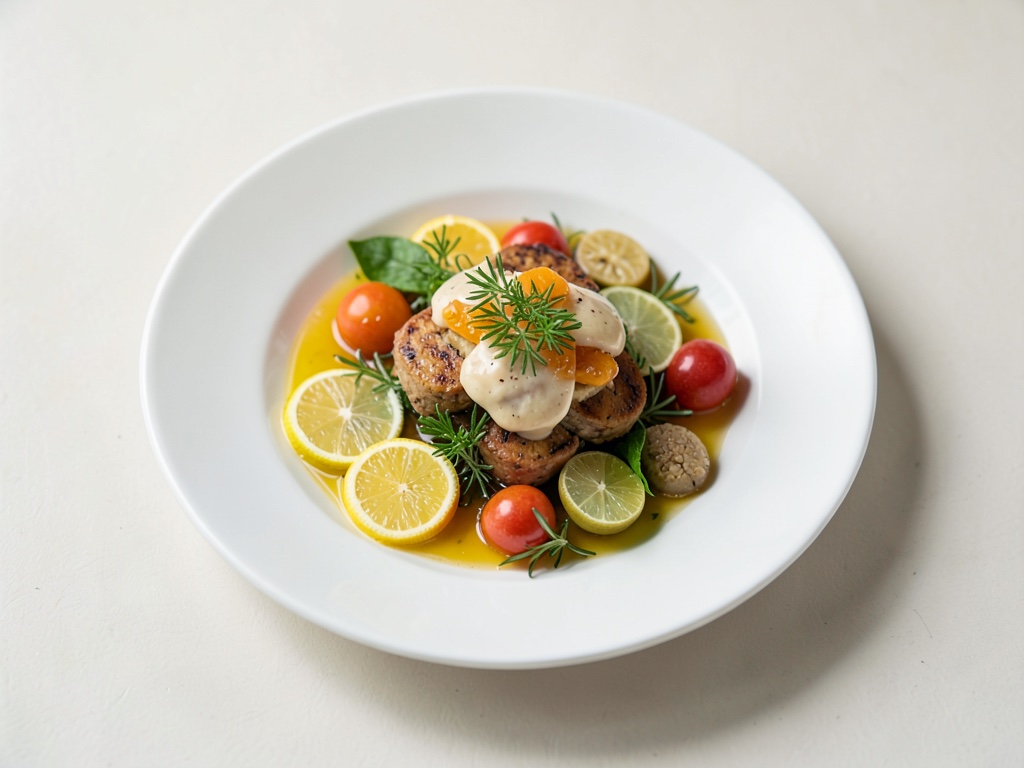 Frische Limonade mit Aprikosen und Thymian