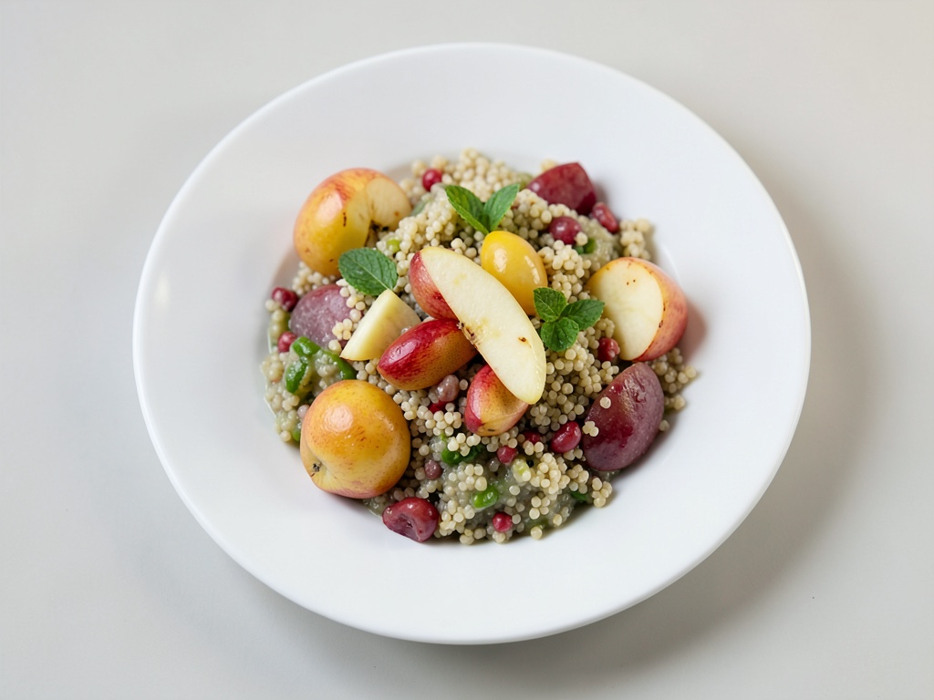 Baby-céréales au couscous, banane et poire