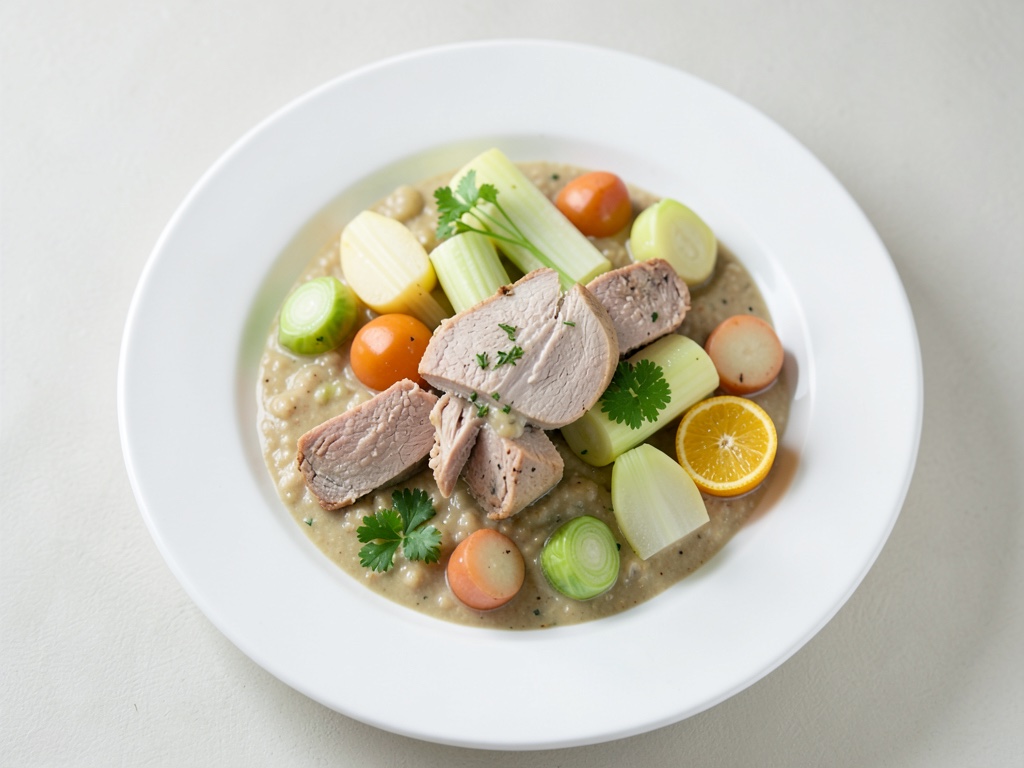 Babyfood au poulet, chou-rave et pommes de terre