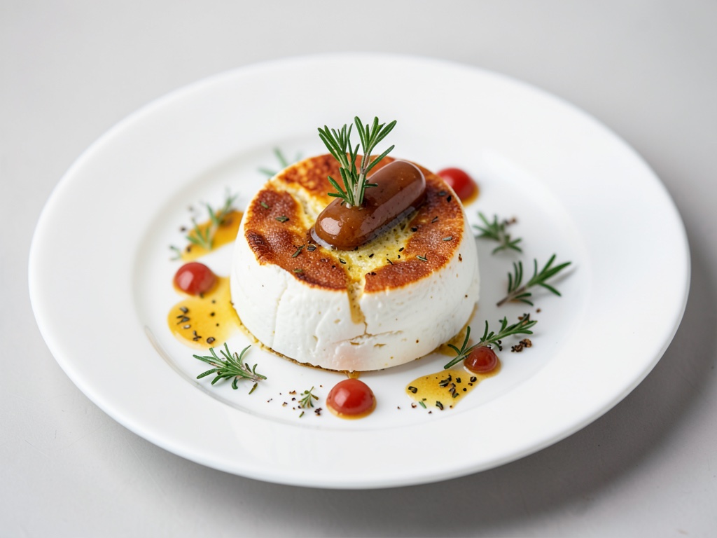 Camembert al forno con topping al miele e timo