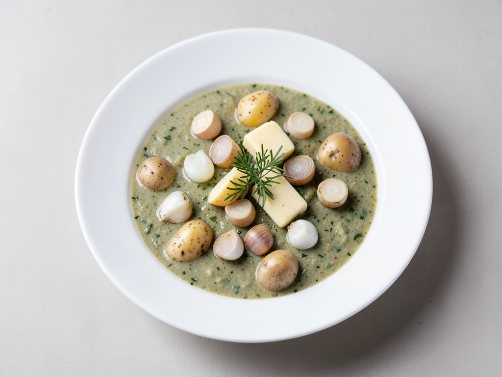Sopa de ajo silvestre