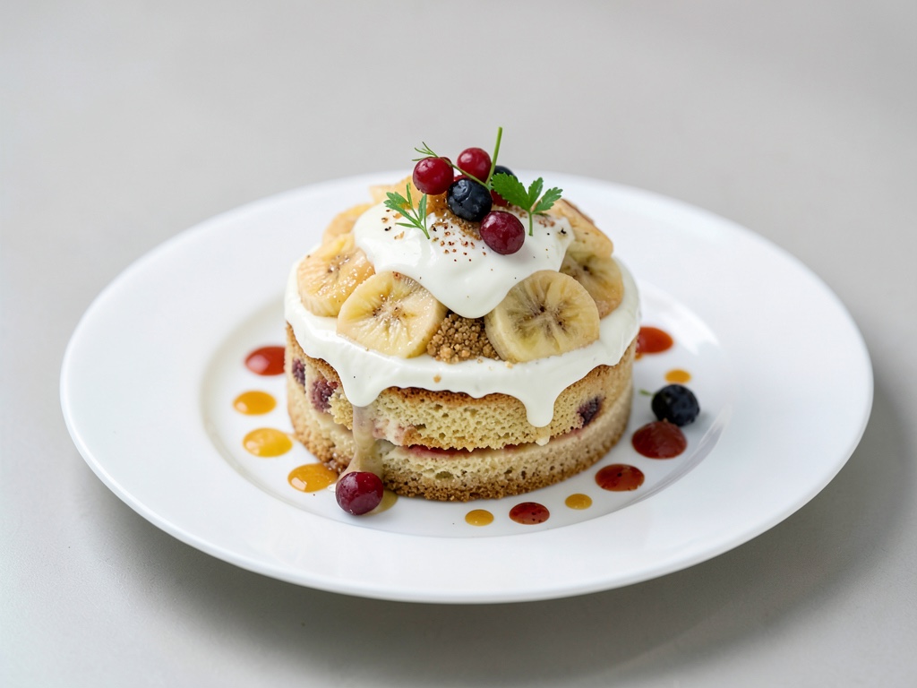 Banana-Split-Torte