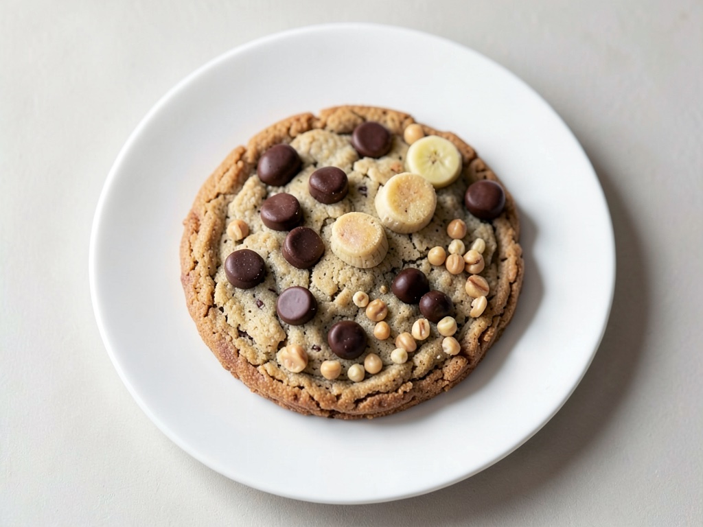 Biscotti croccanti alla banana e avena