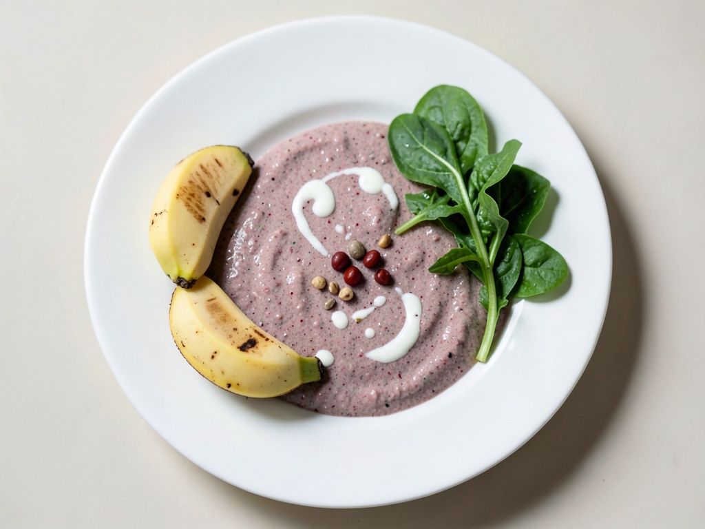 Bananen-Spinat-Smoothie mit Kokosmilch