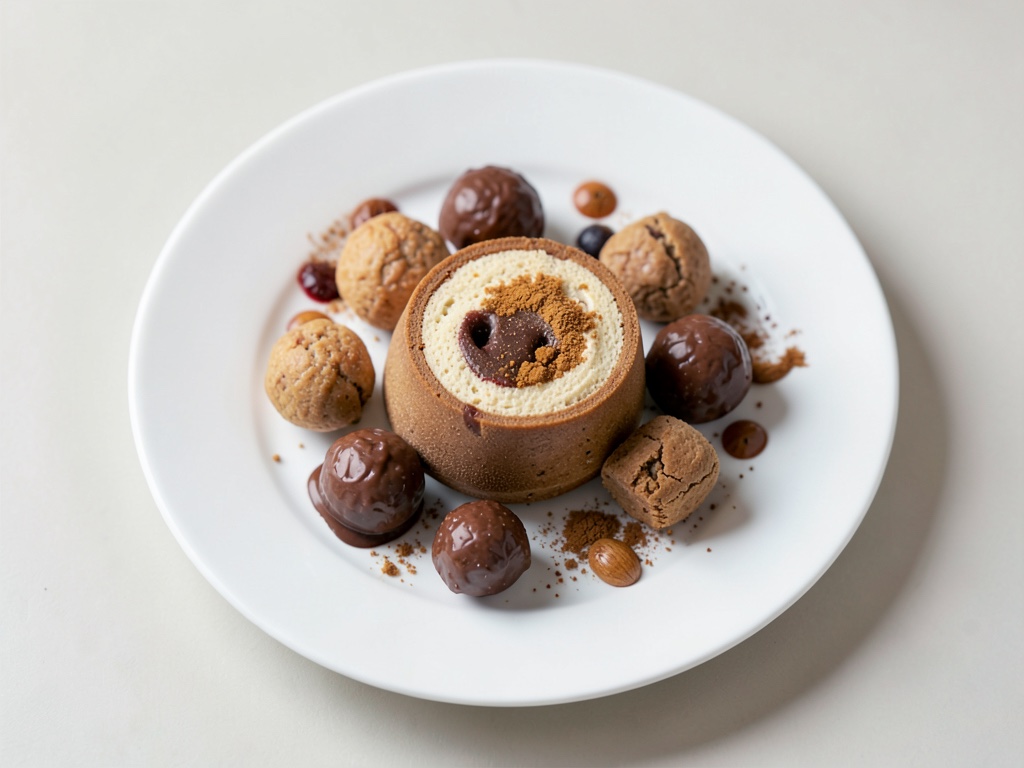 Spiedini di Baumkuchen al cioccolato
