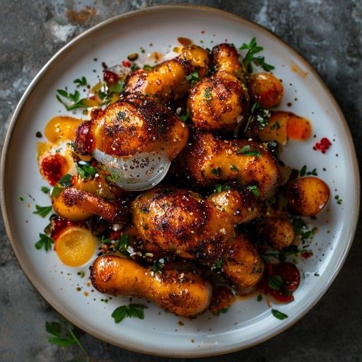 Pollo sulla lattina di birra