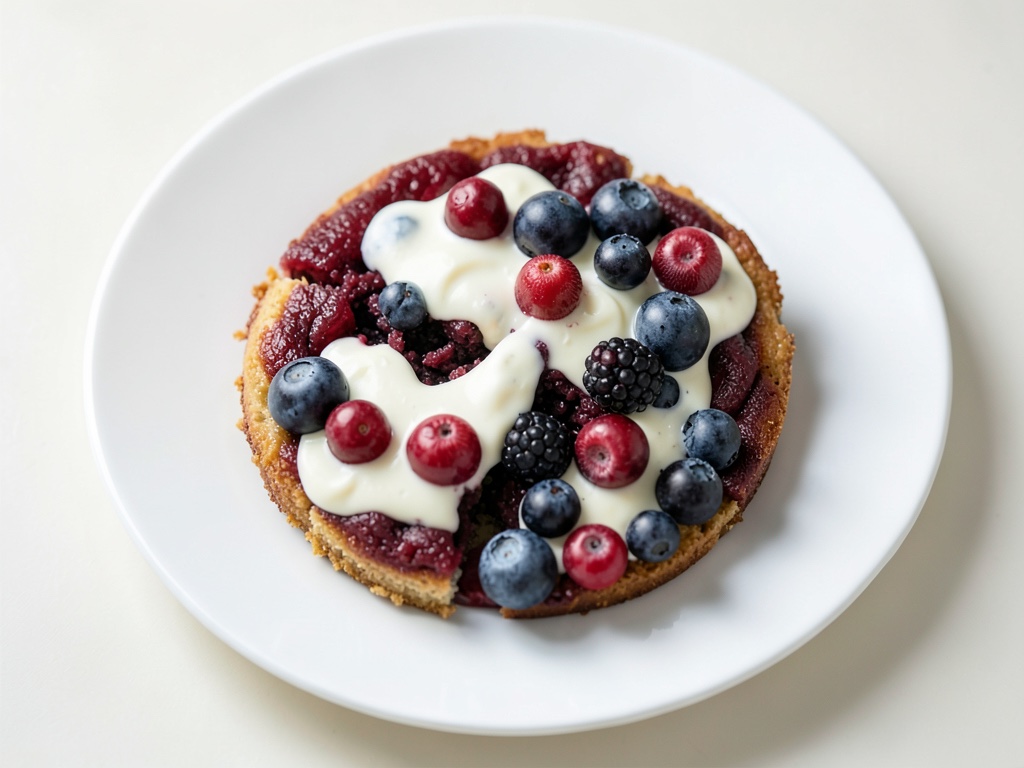 Beerenkuchen mit Sahneguss