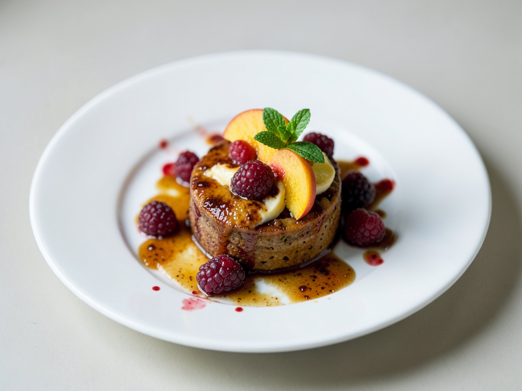 Erfrischende Bierbowle mit Pfirsich und Himbeeren