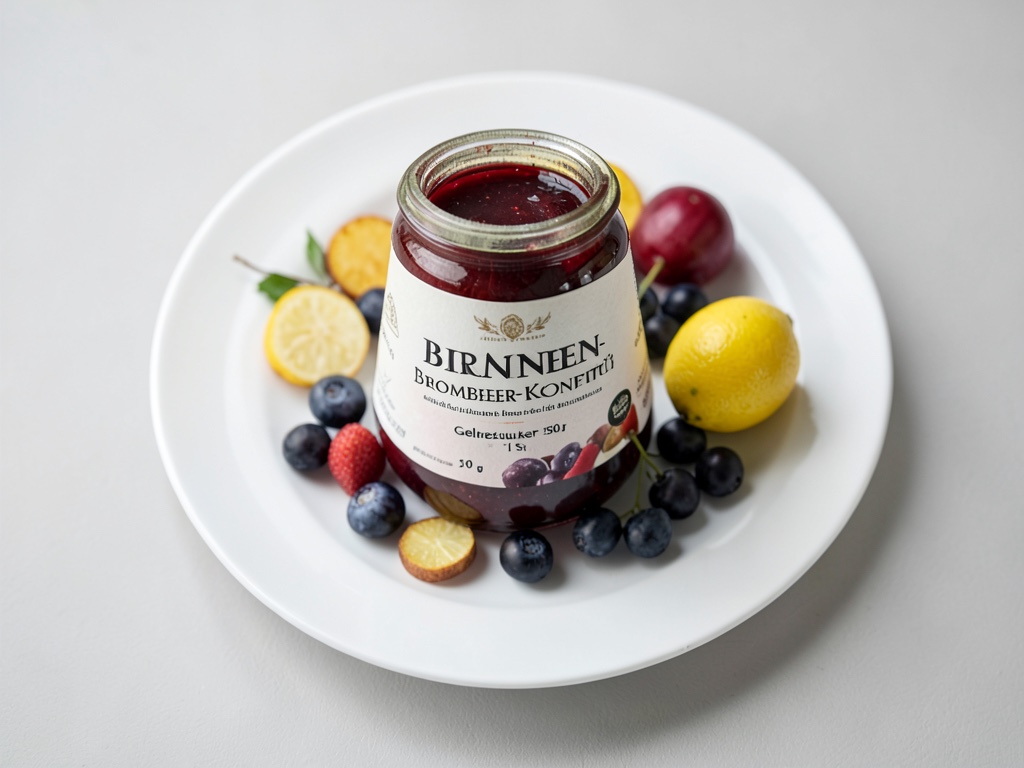 Birnen-Brombeer-Konfitüre