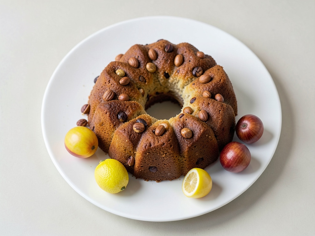 Saftiger Birnen-Nuss-Kuchen aus der Form