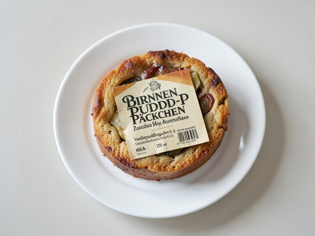 Birnen-Pudding-Päckchen