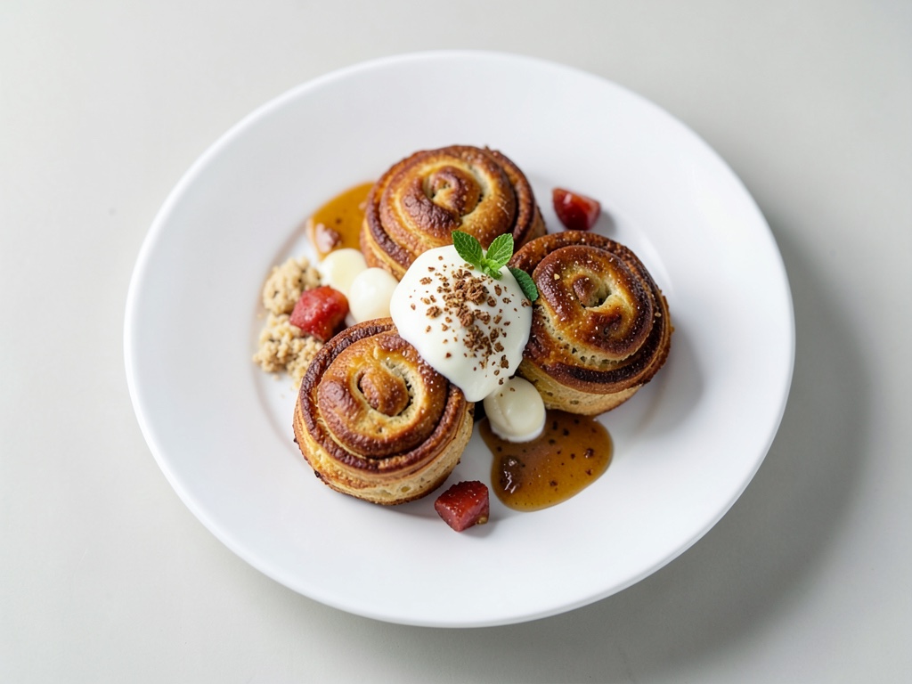 Eierlikör-Sahne-Rolle mit frischen Erdbeeren