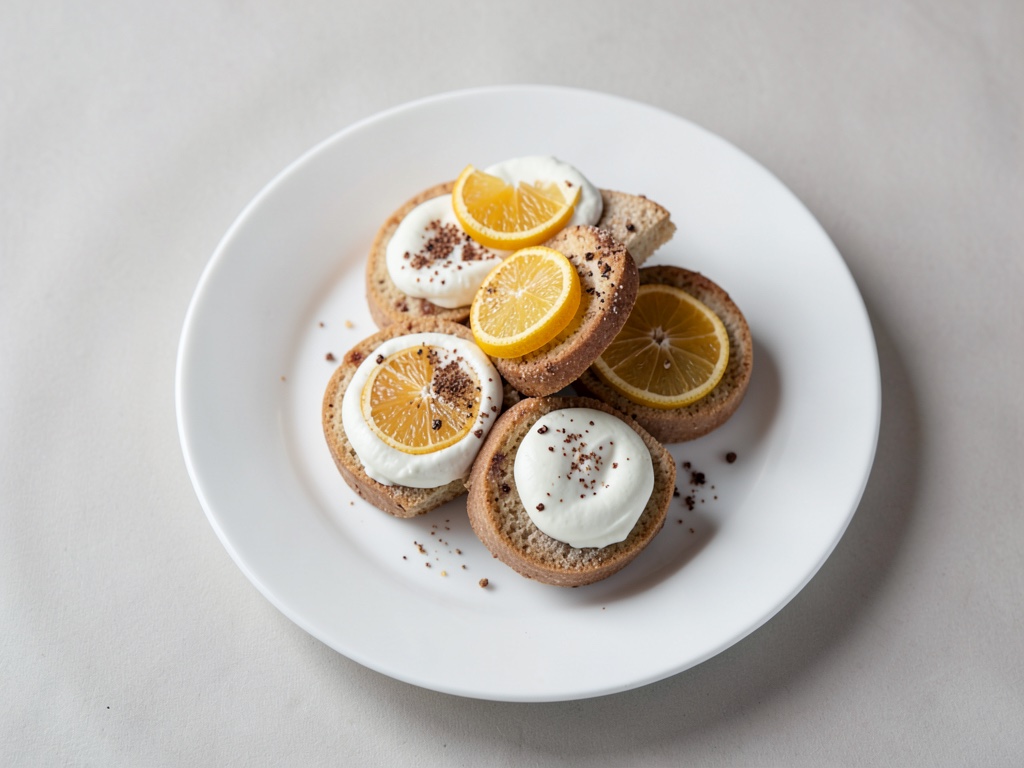 Biskuitrolle mit Espresso-Creme und Clementinen